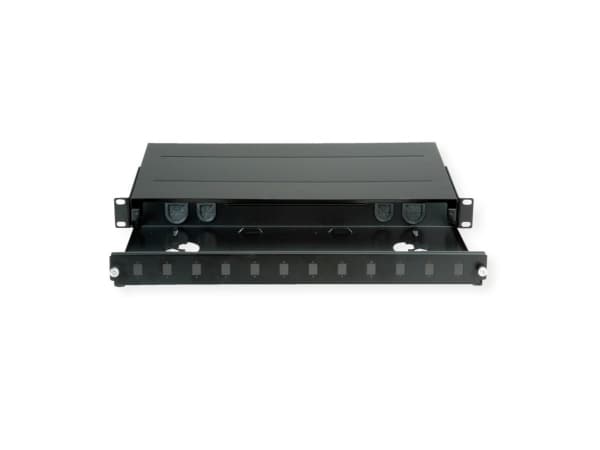 Roline 21.17.0350 LWL-läpivientipaneeli Roline 21.17.0350 LWL-Patchpanel musta