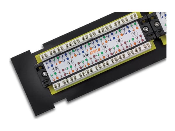 TRENDnet TC-P12C6V - Patch-panel - väggmontering - CAT 6 - UTP - RJ-45 X 12