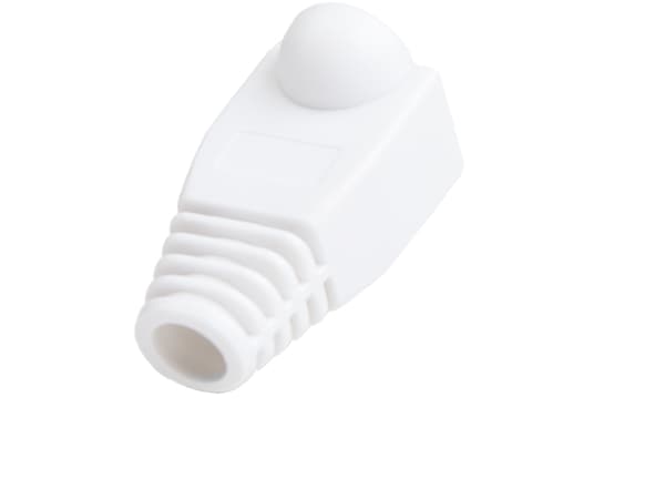 Unitek RJ45 pluggdeksel, 6 mm, 100 stk hvit