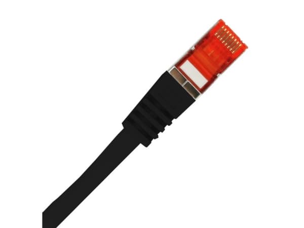 AVIZIO KKS6CZA1.0, 1 m, Cat6, F/UTP (FTP), RJ-45, RJ-45, Sort