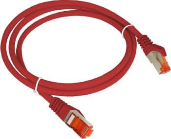 AVIZIO KKS6CZE0.5, 0,5 m, Cat6, F/UTP (FTP), RJ-45, RJ-45, Rød
