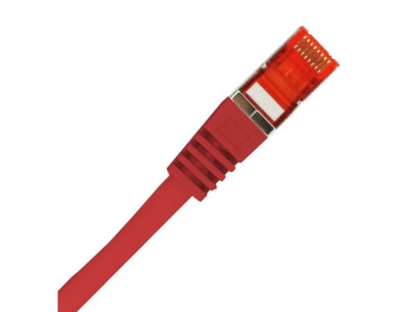 AVIZIO KKS6CZE0.5, 0,5 m, Cat6, F/UTP (FTP), RJ-45, RJ-45, Rød