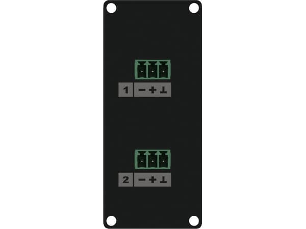 Caymon CAYMON CASY138/B CASY 1 space with 2x 3-pin terminal block to 3-pin terminal block Black