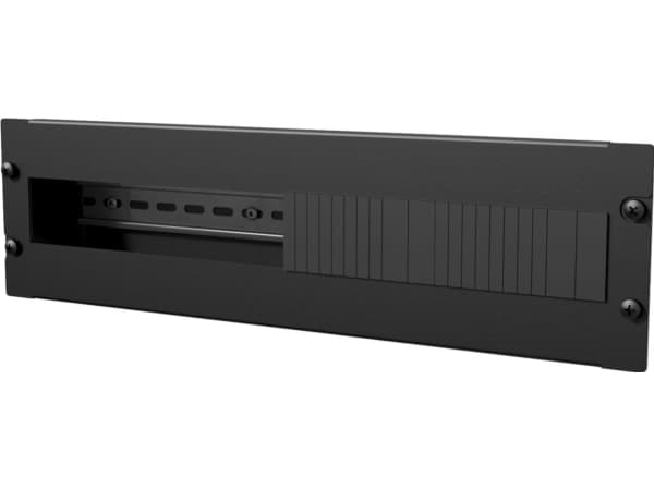 Caymon CAYMON BDP06/B DIN rail blanking strip - 6 module - 10 strips Black version