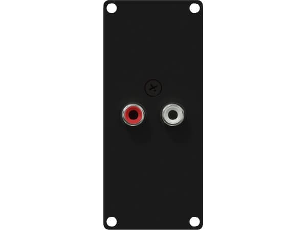 Caymon CAYMON CASY132/B CASY 1 space with 2x RCA to 2-pin terminal block Black version