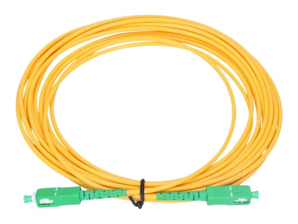 Extralink - Patchkabel - SC/APC enkelttilstand (han) til SC/APC enkelttilstand (han) - 0,5 m. - 3 mm - fiberoptik - simplex - G.657.A1