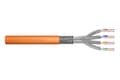 Miniatyrbilde 2 av 5: DIGITUS Professional - Samlet kabel - 50 m - SFTP, PiMF - CAT 7 - halogenfri, riser, solid, campus - oransje, RAL 2000