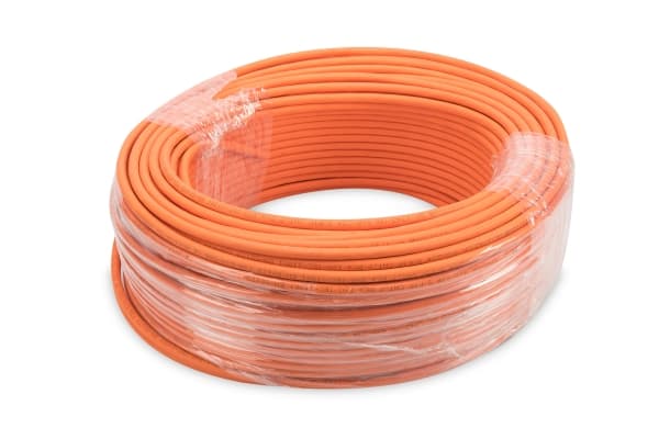 DIGITUS Professional - Samlet kabel - 25 m - SFTP, PiMF - CAT 7 - halogenfri, riser, solid, campus - oransje, RAL 2000