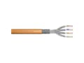 Miniatyrbilde 5 av 5: DIGITUS Professional - Samlet kabel - 25 m - SFTP, PiMF - CAT 7 - halogenfri, riser, solid, campus - oransje, RAL 2000