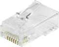 Pikkukuva 4 / 4: LogiLink modulaarinen RJ45-liitinsarja Cat.6, suojaamaton läpinäkyvä, UTP, kaapeleille, joiden ulkohalkaisija on enintään 6,5 mm - 1 kpl (MP0027)
