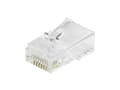 Pikkukuva 2 / 4: LogiLink modulaarinen RJ45-liitinsarja Cat.6, suojaamaton läpinäkyvä, UTP, kaapeleille, joiden ulkohalkaisija on enintään 6,5 mm - 1 kpl (MP0027)