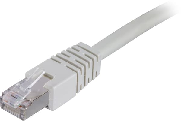 DELTACO F/UTP Cat6 patchkabel, LSZH, 2m, grå