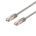 Miniatyrbillede 1 af 2: DELTACO U/FTP Cat6a patchkabel, LSZH, 3m, grå