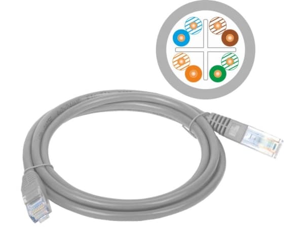 AVIZIO KKU6SZA0.25, 0,25 m, Cat6, U/UTP (UTP), RJ-45, RJ-45