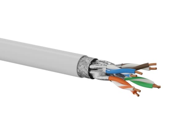 Alantec KIS7LSOH500B Nätverkskabel S/FTP cat.7 LSOH 500 m grå