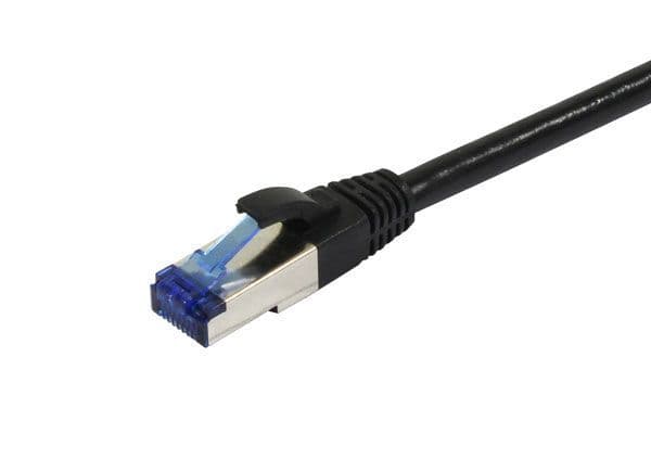 Liitäntäjohto RJ45 CAT6A 500Mhz30m musta SSTPSFTP PURSuperflex OutdoorIndustrial AWG26 Synergy 21