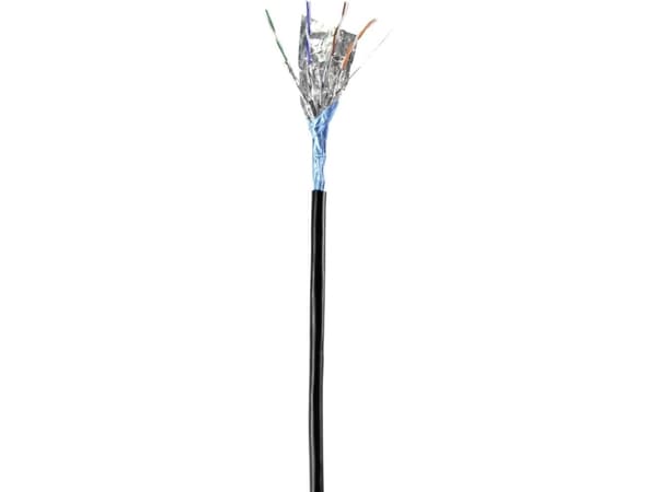 Renkforce RF-4538186, 0,5 m, Cat8.1, F/FTP (FFTP), RJ-45, RJ-45, Sort