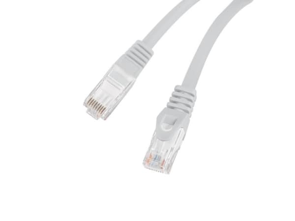 Lanberg PCU6-10CU - Patch-kabel - RJ-45 (hane) till RJ-45 (hane) - 2 m - 5.4 mm - UTP - CAT 6 - formpressad, hakfri, halogenfri - grå - för P/N: PPS6