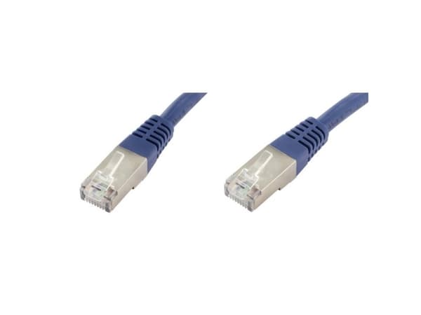 econ connect F6TP0,25BL, 0,25 m, Cat6, S/FTP (S-STP), RJ-45, RJ-45, Blå