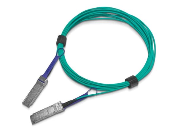 NVIDIA - Direkte 100GBase-koblingskabel - QSFP til QSFP - 5 m - fiberoptisk - halogenfri, aktiv