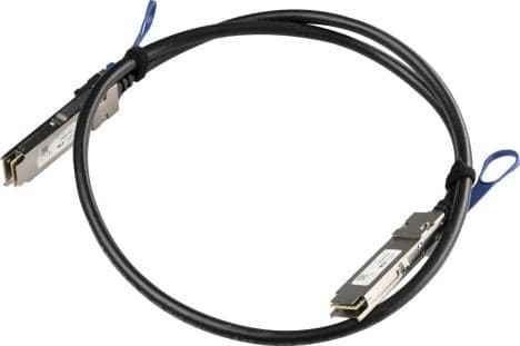 MikroTik - Direkte 100GBase-koblingskabel - QSFP28 (hann) til SFP28 (hann) - 1 m - for Cloud Core Router CCR2216-1G-12XS-2XQ