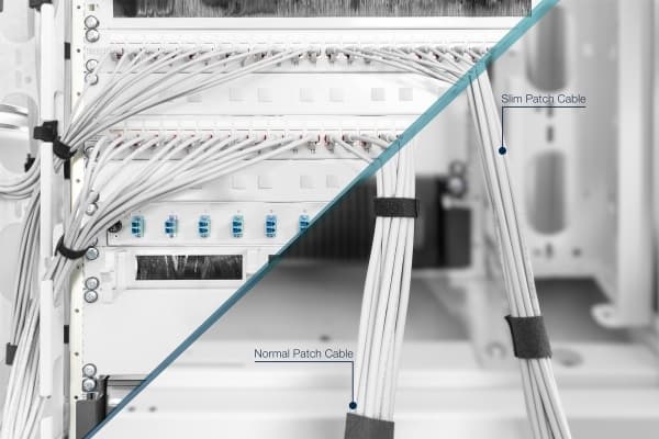 DIGITUS Slim - Koblingskabel - RJ-45 (hann) til RJ-45 (hann) - 2 m - U/FTP - CAT 6 - halogenfri, formstøpt, uten hindringer - grå