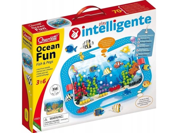 QUERCETTI set OCEAN FUN FISH & PEGS, 00969