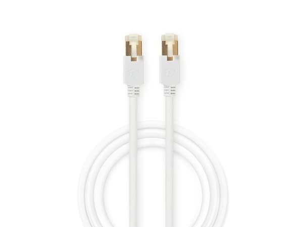 Nedis - Koblingskabel - RJ-45 (hann) til RJ-45 (hann) - 5 m - SFTP - CAT 6 - hvit