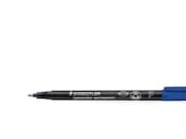 Permanent penn STAEDTLER® Lumocolor® 318 F, fin, blå