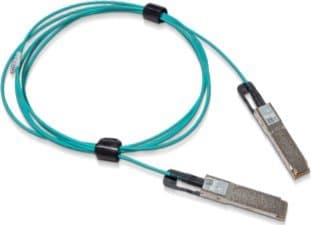 NVIDIA - 200GBase-AOC direktanslutningskabel - QSFP56 till QSFP56 - 5 m - fiberoptisk - Active Optical Cable (AOC)