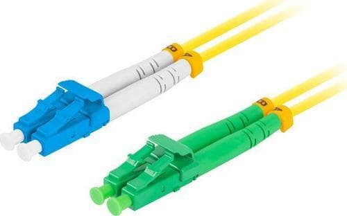 Lanberg - Patchkabel - LC/APC enkelttilstand (han) til LC/UPC enkelttilstand (han) - 2 m. - 3 mm - fiberoptik - duplex - 9 / 125 micron - G.657.A1 -