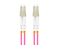 Miniatyrbild 2 av 5: Lanberg - Patch-kabel - LC/UPC-multiläge (hane) till LC/UPC-multiläge (hane) - 1 m - 3 mm - fiberoptisk - duplex - 50/125 mikron - OM4 - halogenfri -