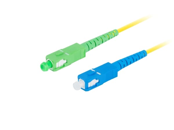 Lanberg - Koblingskabel - LC/UPC-enkeltmodus (hann) til SC/UPC-enkeltmodus (hann) - 3 m - 3 mm - fiberoptisk - simpleks - 9 / 125 micron - G.657.A1 -