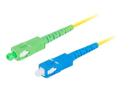 Lanberg - Koblingskabel - LC/UPC-enkeltmodus (hann) til SC/UPC-enkeltmodus (hann) - 3 m - 3 mm - fiberoptisk - simpleks - 9 / 125 micron - G.657.A1 -