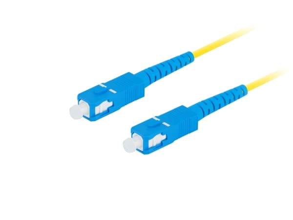 Lanberg - Patchkabel - SC/UPC enkelttilstand (han) til SC/UPC enkelttilstand (han) - 5 m. - 3 mm - fiberoptik - simplex - 9 / 125 micron - G.657.A1 -