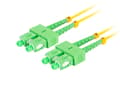 Miniatyrbilde 3 av 5: Lanberg - Koblingskabel - SC/APC-enkeltmodus (hann) til SC/APC-enkeltmodus (hann) - 10 m - 3 mm - fiberoptisk - dupleks - 9 / 125 micron - halogenfri