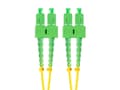 Miniatyrbilde 2 av 5: Lanberg - Koblingskabel - SC/APC-enkeltmodus (hann) til SC/APC-enkeltmodus (hann) - 10 m - 3 mm - fiberoptisk - dupleks - 9 / 125 micron - halogenfri