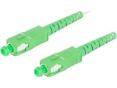 Lanberg - Koblingskabel - SC/APC (hann) til SC/APC (hann) - 30 m - 3 mm - fiberoptisk - simpleks - 9 / 125 micron - G.657.A2 - halogenfri - hvit - (a