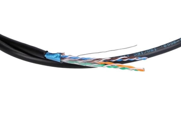 Extralink CAT5E FTP (F/UTP) V2 UTENDØRS TWISTED PAIR 100M, 100m, Cat5e, F/UTP (FTP)