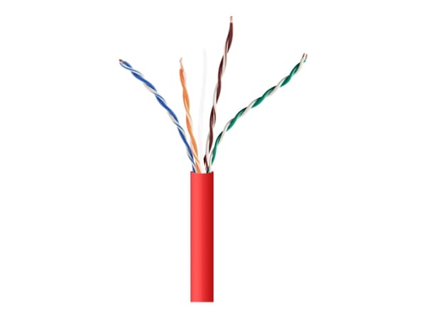 Cablexpert - Samlet kabel - 305 m - UTP - CAT 5e - solid - rød