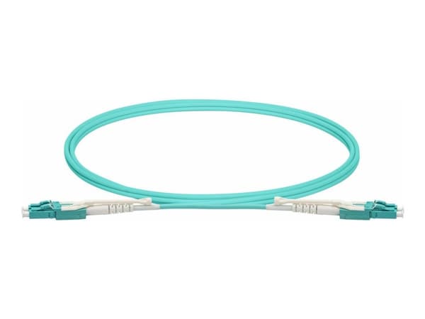 Lanview - Koblingskabel - LC/UPC (hann) til SC/UPC (hann) - 1 m - 3 mm - fiberoptisk - dupleks - 150 micron - OM4 - halogenfri, uniboot, quick releas