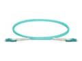 Miniatyrbilde 2 av 3: Lanview - Koblingskabel - LC/UPC (hann) til LC/UPC (hann) - 10 m - 3 mm - fiberoptisk - dupleks - 150 micron - OM3 - halogenfri, uniboot, quick relea