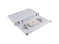 Miniatyrbilde 2 av 5: ALANTEC - Koblingspanel - SC X 24 - grå, RAL 7035 - 1U - 19"