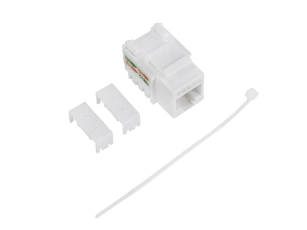 LogiLink NK4056, Ledning feste, Hvit, RJ-45, RJ-45, Hunkjønn, Hunkjønn