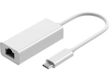 EFB Elektronik EBUSBC-RJ45-1000MBIT, RJ-45, USB Typ-C, 0,15 m, Vit
