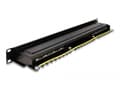 Pikkukuva 3 / 5: DeLOCK 66876, Cat6a, Musta, Metalli, 1U, 482,6 mm, 100 mm