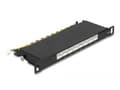 Miniatyrbilde 5 av 5: Delock - Koblingspanel - rackmonterbar - CAT 6a - RJ-45 X 8, LSA X 8 - svart - 0.5U - 10"