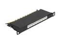 Miniatyrbilde 1 av 5: Delock - Koblingspanel - rackmonterbar - CAT 6a - RJ-45 X 8, LSA X 8 - svart - 0.5U - 10"