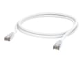 Miniatyrbild 1 av 4: Ubiquiti UniFi - Patch-kabel - RJ-45 (hane) till RJ-45 (hane) - 2 m - 6 mm - STP - CAT 5e - formpressad, utomhus, tvinnad, robust - vit