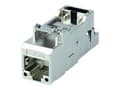 Miniatyrbilde 1 av 2: Telegärtner-modul AMJS CAT6A TPLSA SnapIn 2Pack Keystone T568B